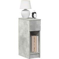 Berkfield Home Bedside Cabinets with Drawer 2 pcs Concrete Grey 20x36x60 cm | Size: 20 x 36 x 60 cm