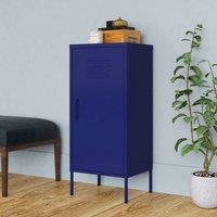 Berkfield Home Storage Cabinet Navy Blue 42.5x35x101.5 cm Steel