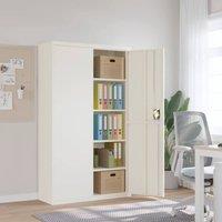 Berkfield Home File Cabinet White 105x40x180 cm Steel | Size: 105 x 40 x 180 cm