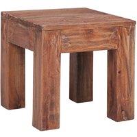 Berkfield Home Coffee Table 30x30x30 cm Solid Reclaimed Wood in Brown | Size: 30 x 30 x 30 cm