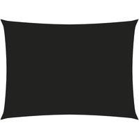 Berkfield Home Sunshade Sail Oxford Fabric Rectangular 3.5x5 m Black