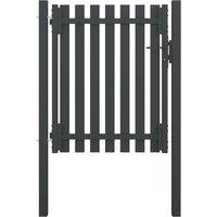 Berkfield Home Garden Fence Gate Steel 1x1.5 m Anthracite