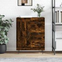 Berkfield Home Sideboard Smoked Oak 69.5x34x90 cm Engineered Wood in Brown