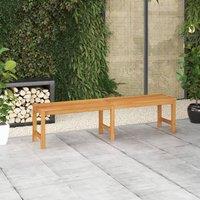 Berkfield Home Garden Bench 180 cm Solid Teak Wood in Brown