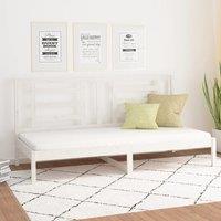 Berkfield Home Day Bed White 80x200 cm Solid Wood Pine