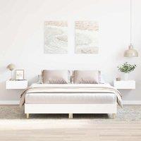 Berkfield Home Bed Frame No Mattress White 140x200 cm Engineered Wood