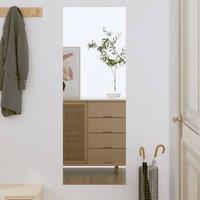 Berkfield Home Wall Mirror 40x100 cm Glass Rectangle in Silver