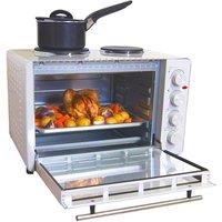 Igenix Tabletop Mini Oven & Grill, 45 Litre in White