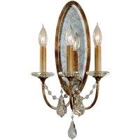 Netlighting Valentina 3 Light Indoor Candle Wall Light Bronze E14