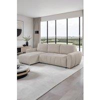 More4Homes Vienna 3 Seater Fabric Pull Out Sofa Bed in Beige
