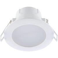 First Choice Lighting Set of 40 CCT LED Bathroom Downlights - White IP44 Recessed Downlights