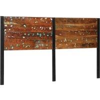 Berkfield Home Headboard 180 cm Solid Wood Reclaimed & Iron in Brown