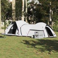 Berkfield Home Camping Tent 5-Person White Blackout Fabric Waterproof