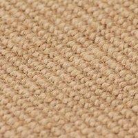 Berkfield Home Area Rug Jute with Latex Backing 160x230 cm Natural in Beige | Size: 100 cm diameter