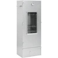 Berkfield Home BBQ Oven Smoker with Wood Chips 44.5x29x110 cm Galvanised steel in Silver