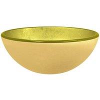 Berkfield Home Basin Tempered Glass 30x12 cm Gold