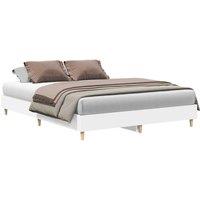Berkfield Home Bed Frame No Mattress White 140x200 cm Engineered Wood