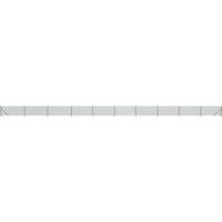 Berkfield Home Chain Link Fence with Flange Green 1.1x25 m