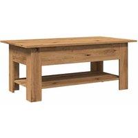 Berkfield Home Coffee Table Artisan Oak 102x55x42 cm Engineered Wood in Brown | Size: 102 x 55 x 42 cm
