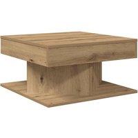 Berkfield Home Coffee Table Artisan Oak 55x55x30 cm Engineered Wood in Brown | Size: 55 x 55 x 30 cm