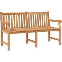 Berkfield Home Garden Bench 150 cm Solid Teak Wood in Brown