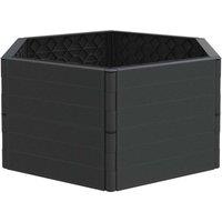 Berkfield Home Garden Planter Anthracite PP in Charcoal