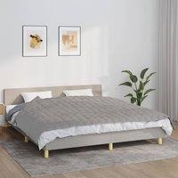 Berkfield Home Weighted Blanket Grey 155x220 cm 7 kg Fabric