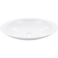 Berkfield Home Wash Basin 59.3x35.1x10.7 cm Mineral Cast/Marble Cast White