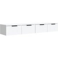 Berkfield Home Wall Cabinets 2 pcs White 68x30x20 cm Engineered Wood | Size: 68 x 30 x 20 cm