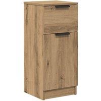 Berkfield Home Sideboard Artisan Oak 30x30x70 cm Engineered Wood in Brown | Size: 30 x 30 x 70 cm