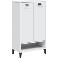 Berkfield Home Shoe Cabinet VIKEN White Engineered Wood