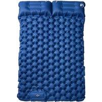Berkfield Home Self Inflating Camping Mattress with Pillows 2-Person Navy Blue