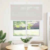 Berkfield Home Pleated Blind Light Grey 115x150 cm Fabric Width 114.4 cm Polyester