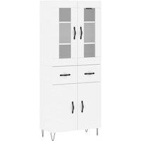 Berkfield Home Highboard White 69.5x34x180 cm Engineered Wood