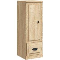 Berkfield Home Highboard Sonoma Oak 36x35.5x103.5 cm Engineered Wood in Light Oak