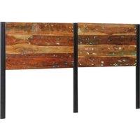 Berkfield Home Headboard 180 cm Solid Wood Reclaimed & Iron in Brown