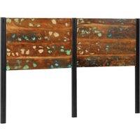 Berkfield Home Headboard 160 cm Solid Wood Reclaimed & Iron in Brown
