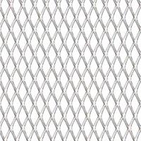 Berkfield Home Garden Wire Fence Stainless Steel 100x85 cm 20x10x2 mm in Silver
