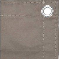Berkfield Home Modern Balcony Screen Taupe 120x600 cm Oxford Fabric