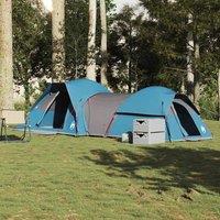 Berkfield Home Modern Camping Tent 5-Person Blue Waterproof