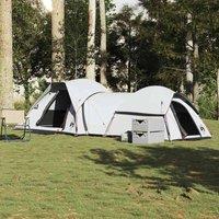 Berkfield Home White Camping Tent 5-Person White Blackout Fabric Waterproof
