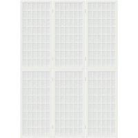 Berkfield Home Beautiful Folding 3-Panel Room Divider Japanese Style 120x170 cm White