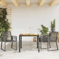 Berkfield Home Beautiful Garden Chairs 2 pcs Black Poly Rattan