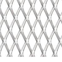Berkfield Home Garden Wire Fence Stainless Steel 100x85 cm 20x10x2 mm in Silver