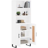 Berkfield Home Highboard White 69.5x34x180 cm Engineered Wood
