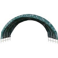 Berkfield Home Livestock Tent PVC 3.7x3.7 m Green
