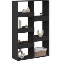 Berkfield Home Room Divider Black 100x33x155.5 cm Engineered Wood