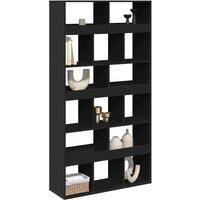 Berkfield Home Room Divider Black 100x33x187.5 cm Engineered Wood