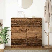 Berkfield Home Sideboard Old Wood 100x35x99 cm Engineered Wood in Brown | Size: 100 x 35 x 99 cm