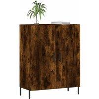 Berkfield Home Sideboard Smoked Oak 69.5x34x90 cm Engineered Wood in Brown